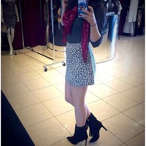 Animal Print A-line Skirt from A&F